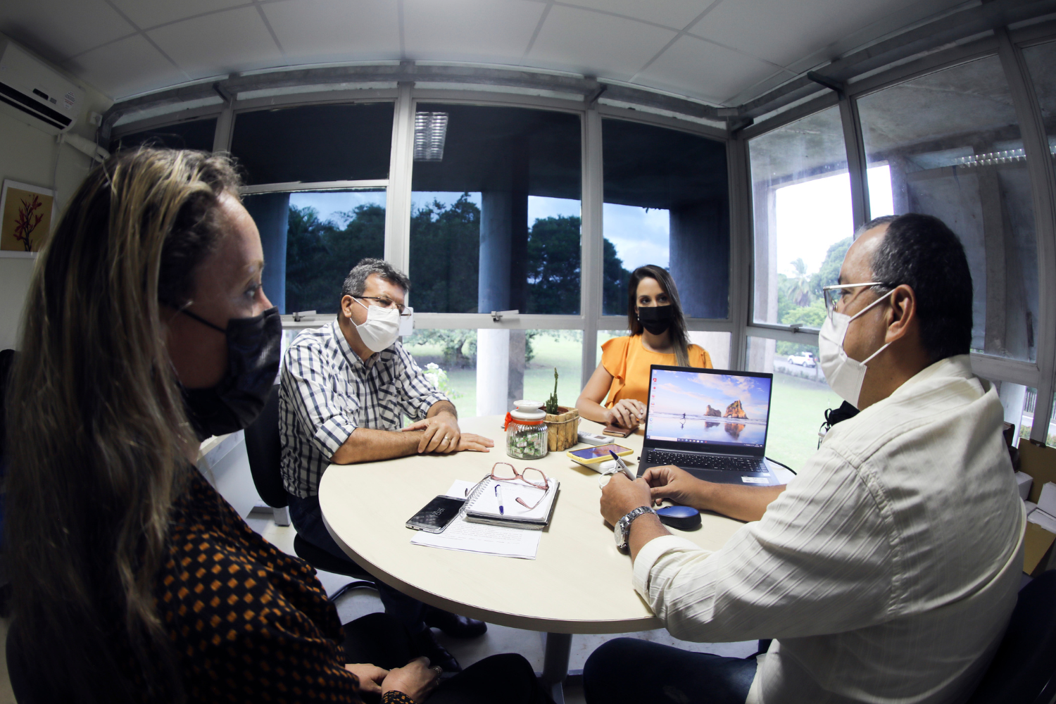 Reunião aconteceu na última terça-feira, 31. Fotos: Pedro Ramos/ Ascom UFS