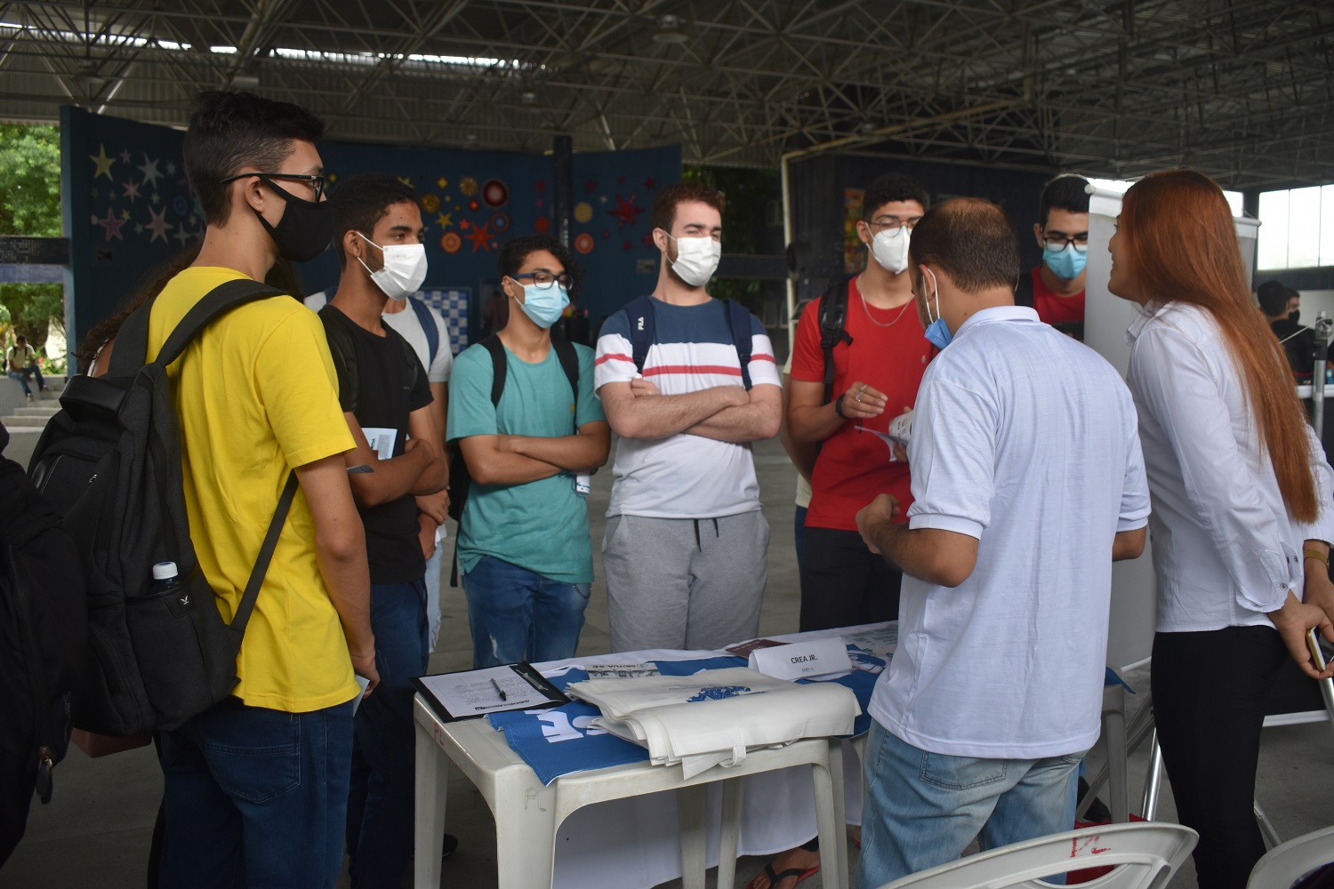 Recepção aos calouros do CCET. (Foto: Divulgação - CCET)
