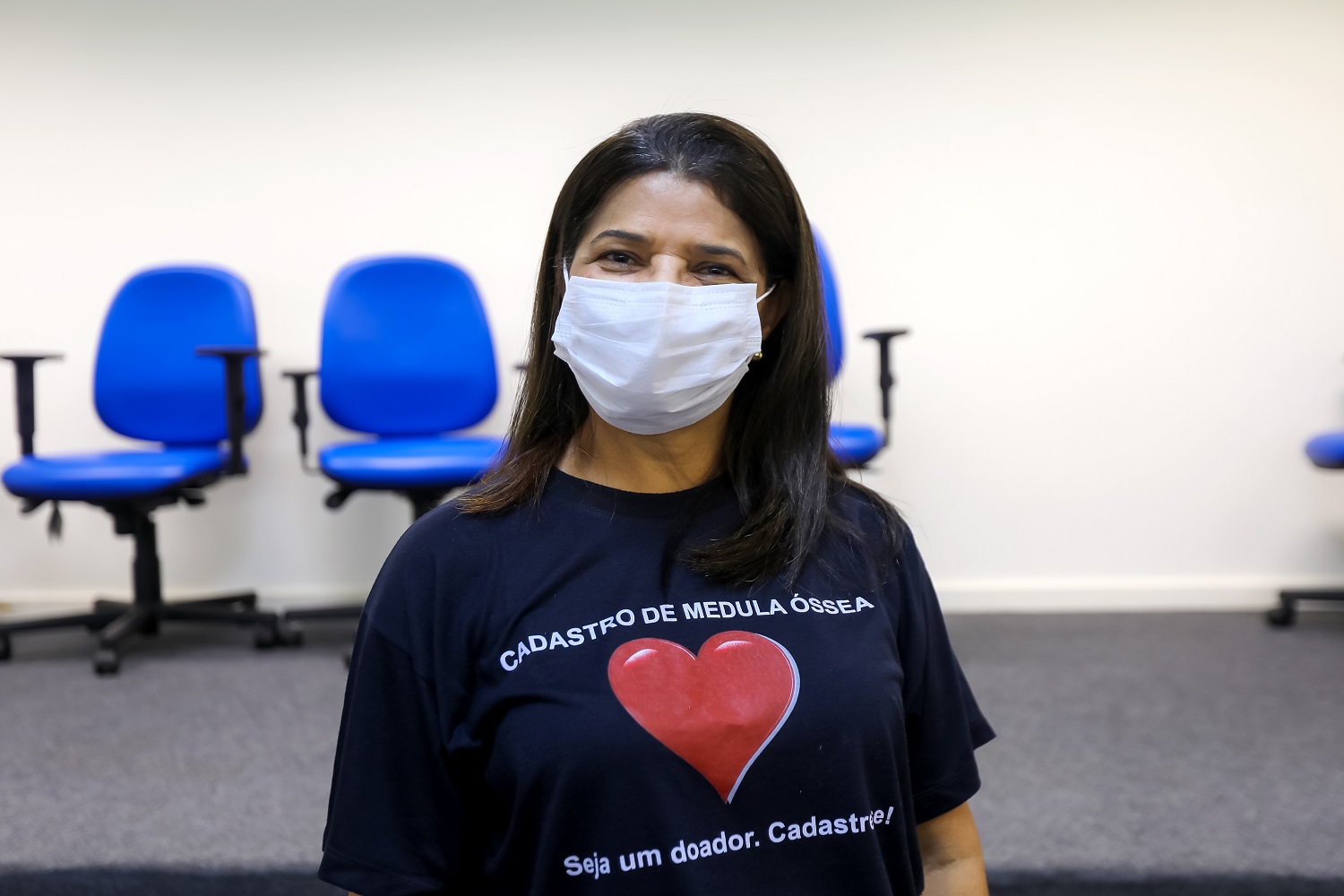 Roseli Dantas, assistente social do setor de Captação de Doadores do Hemose.