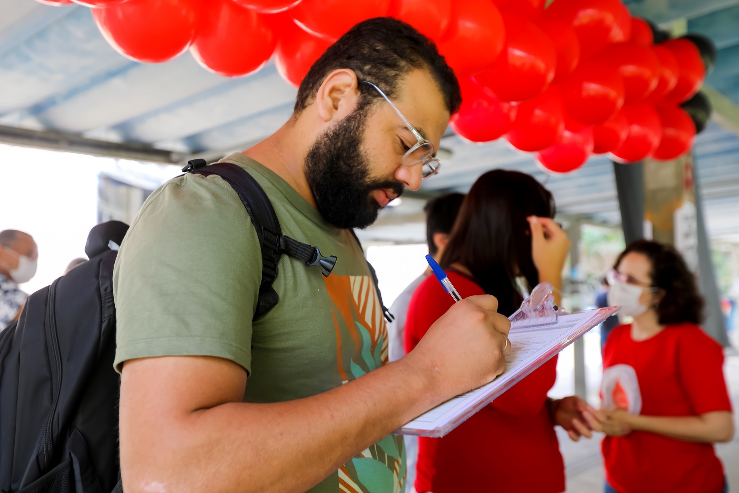 Samuel Andrade, estudante de Odontologia, contribuiu fazendo o seu cadastro no Redome.