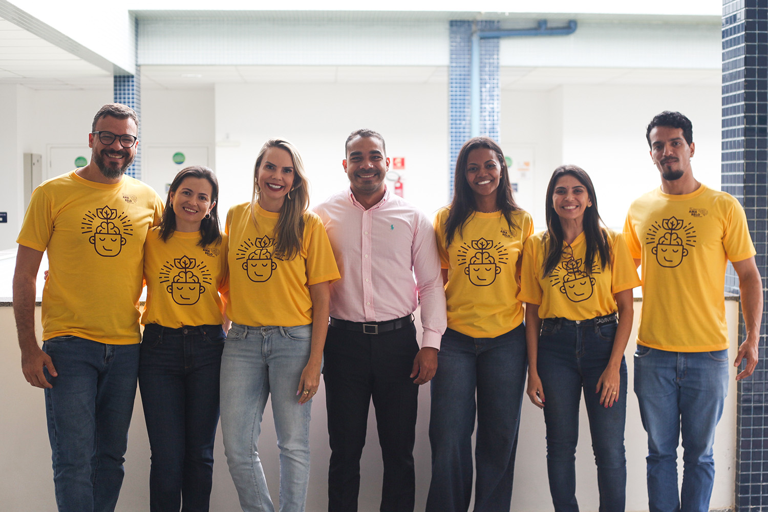 Direção e equipe organizadora do evento. Imagem: Ana Laura Farias/ Campus Lagarto 