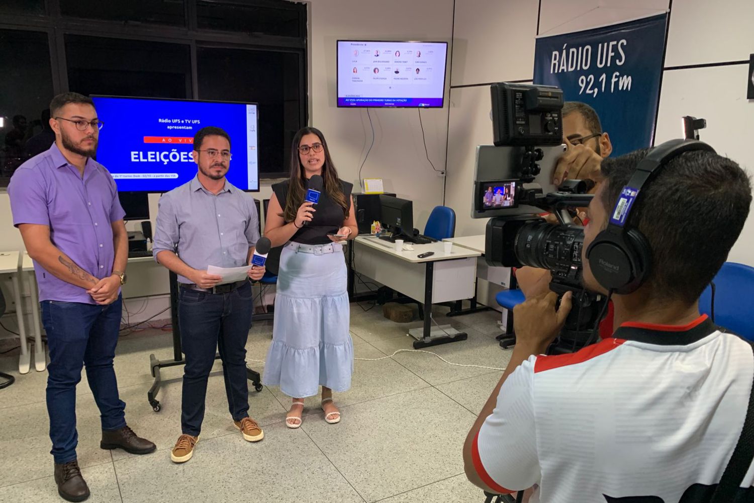 Cobertura elei es tv r dio ufs3