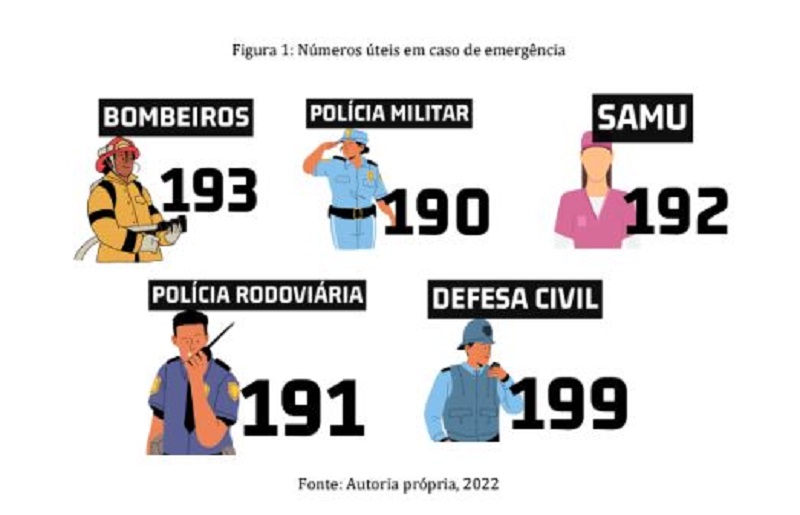 E-book utiliza ilustrações para facilitar entendimento do público sobre as ações necessárias nos primeiros socorros. Imagem: Reprodução