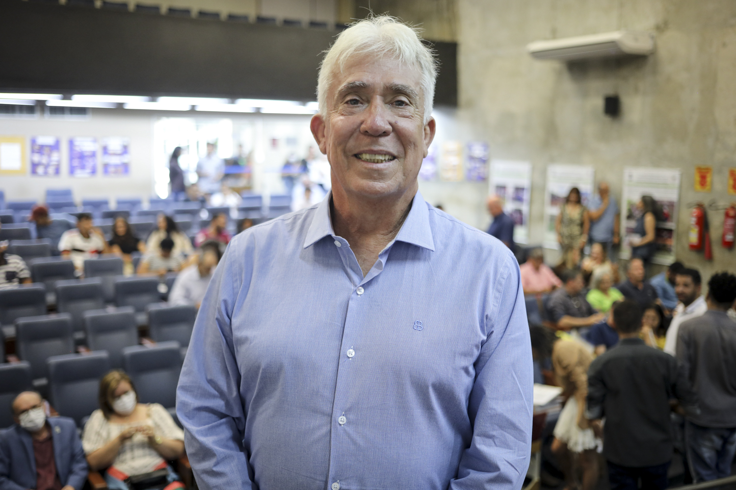 Marcos Cabral, professor decano, contribuiu na instalação do curso.