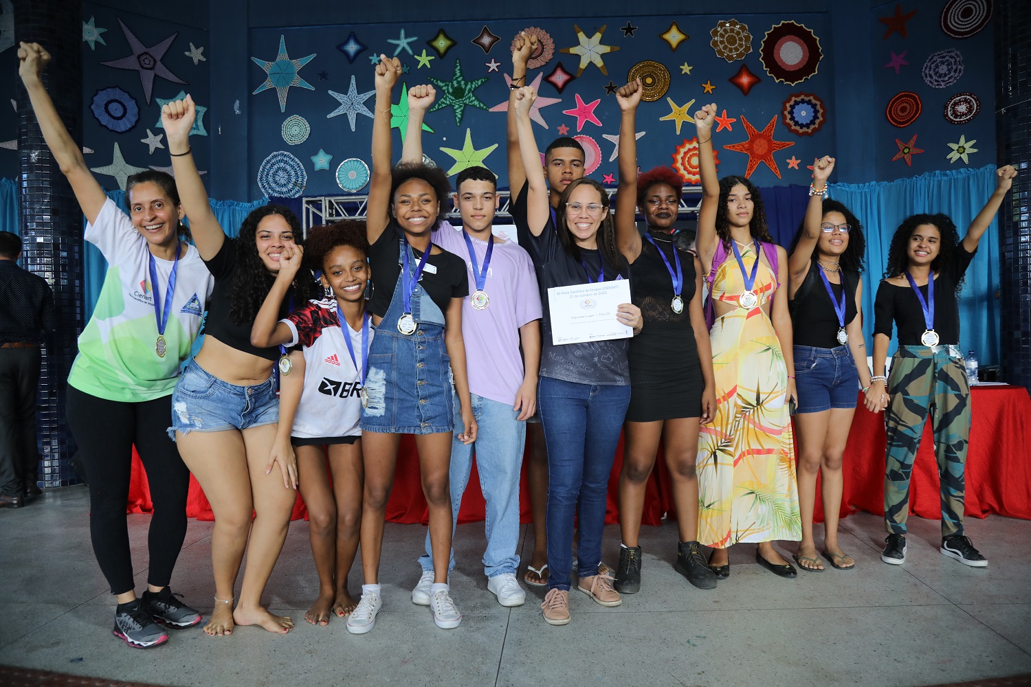 Feira contou com cerimônia de premiação no final do evento. (foto: Adilson Andrade/Ascom UFS)