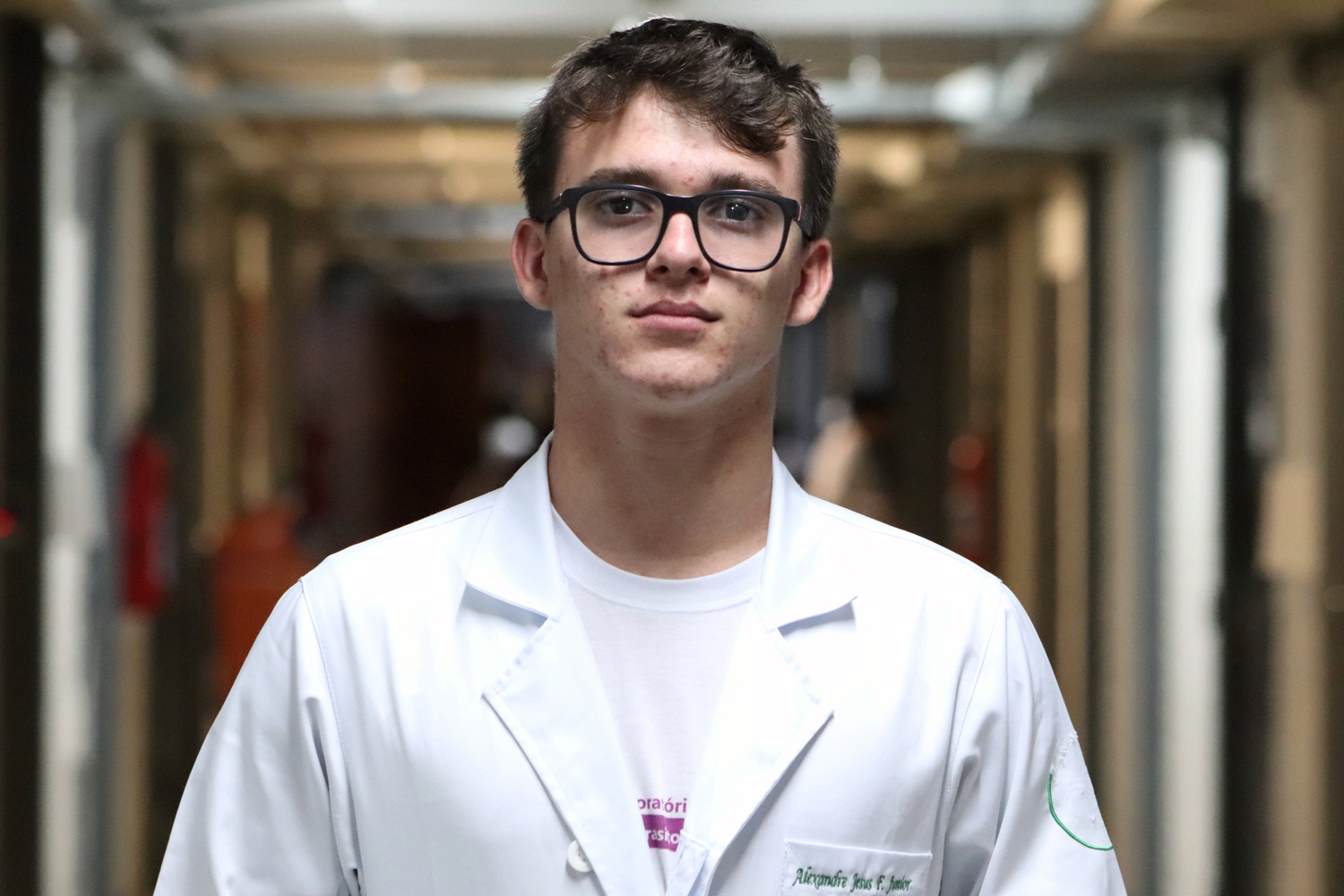 Alexandre Freitas Júnior é estudante de Ciências Biológicas da UFS. Foto: Josafá Neto/Rádio UFS