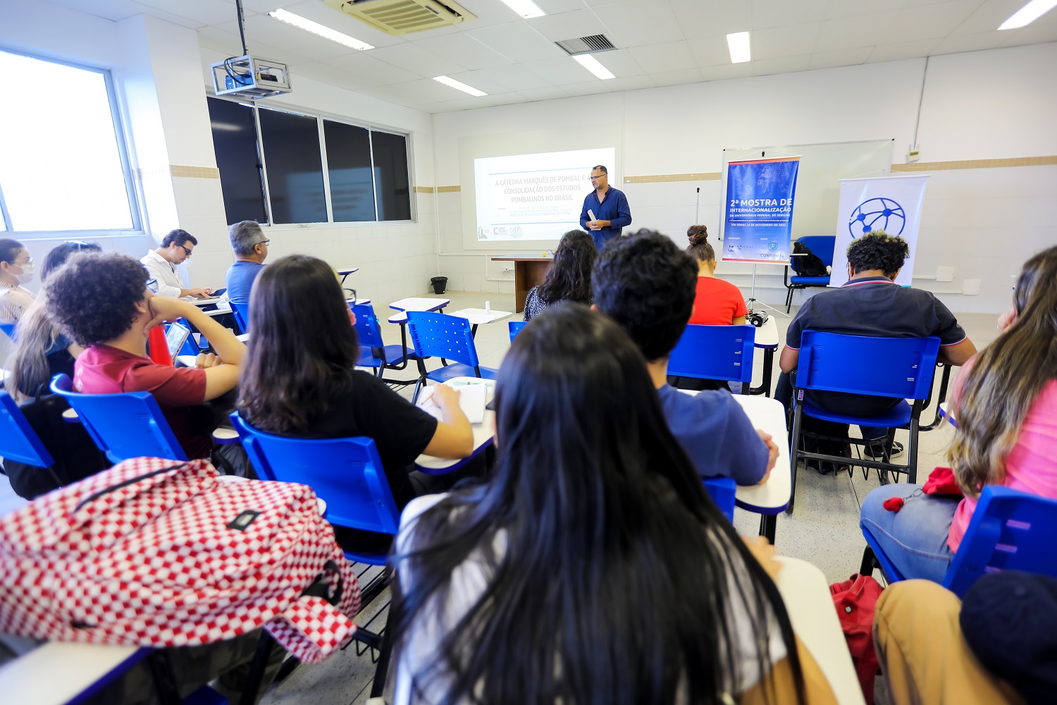 II Mostra de Internacionalização foi organizada pela Coordenação de Relações Internacionais. (foto: Schirlene Reis/Ascom UFS)