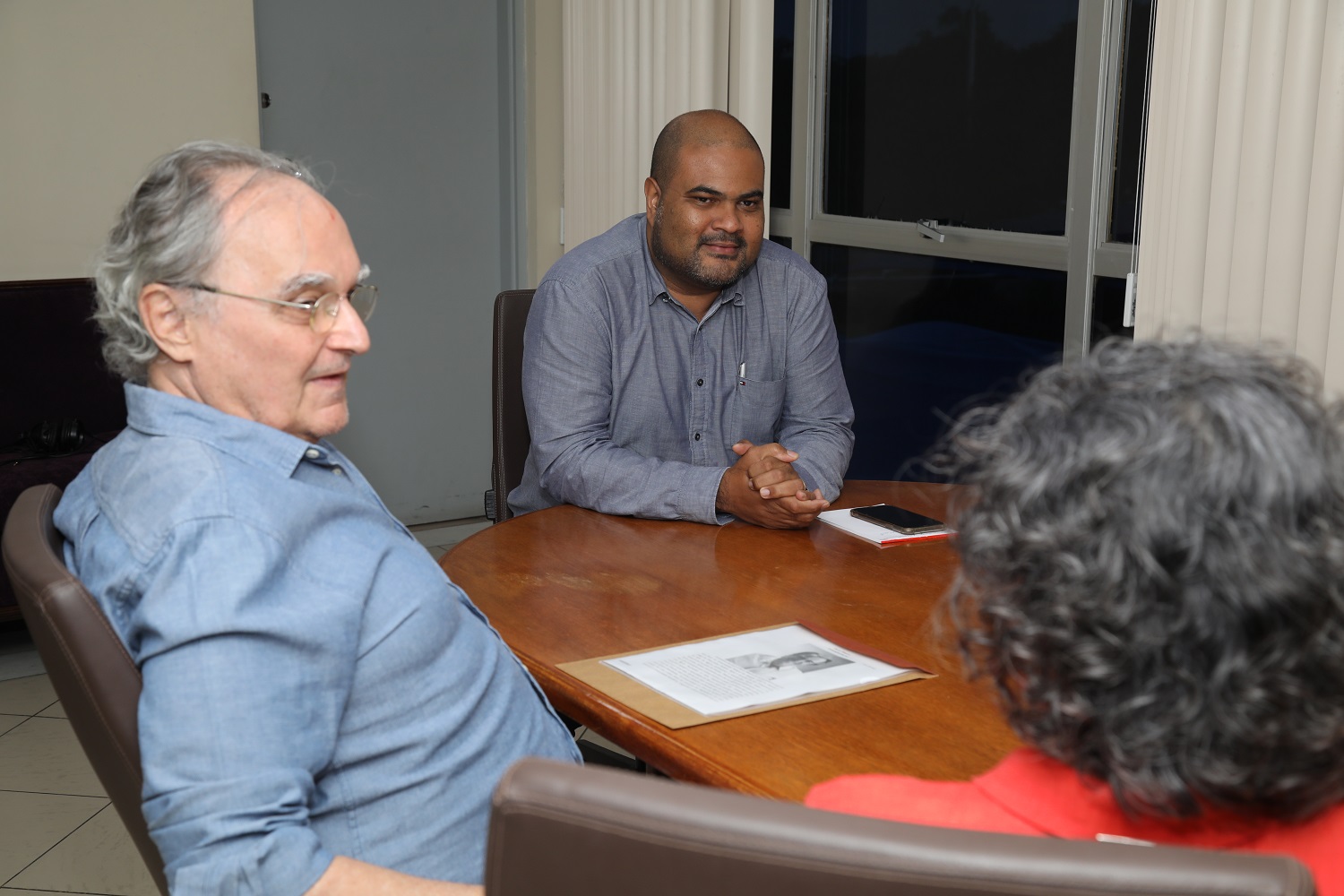 Aproximação entre as instituições servirá para firmar parcerias na área da educação e cultura. (fotos: Adilson Andrade/Ascom UFS)