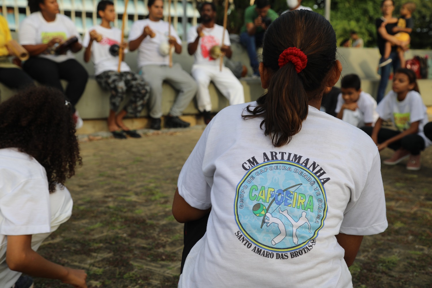 Apresentação foi feita pelo grupo de capoeira Dendê te Chama (Fotos: Adilson Andrade/Ascom UFS)