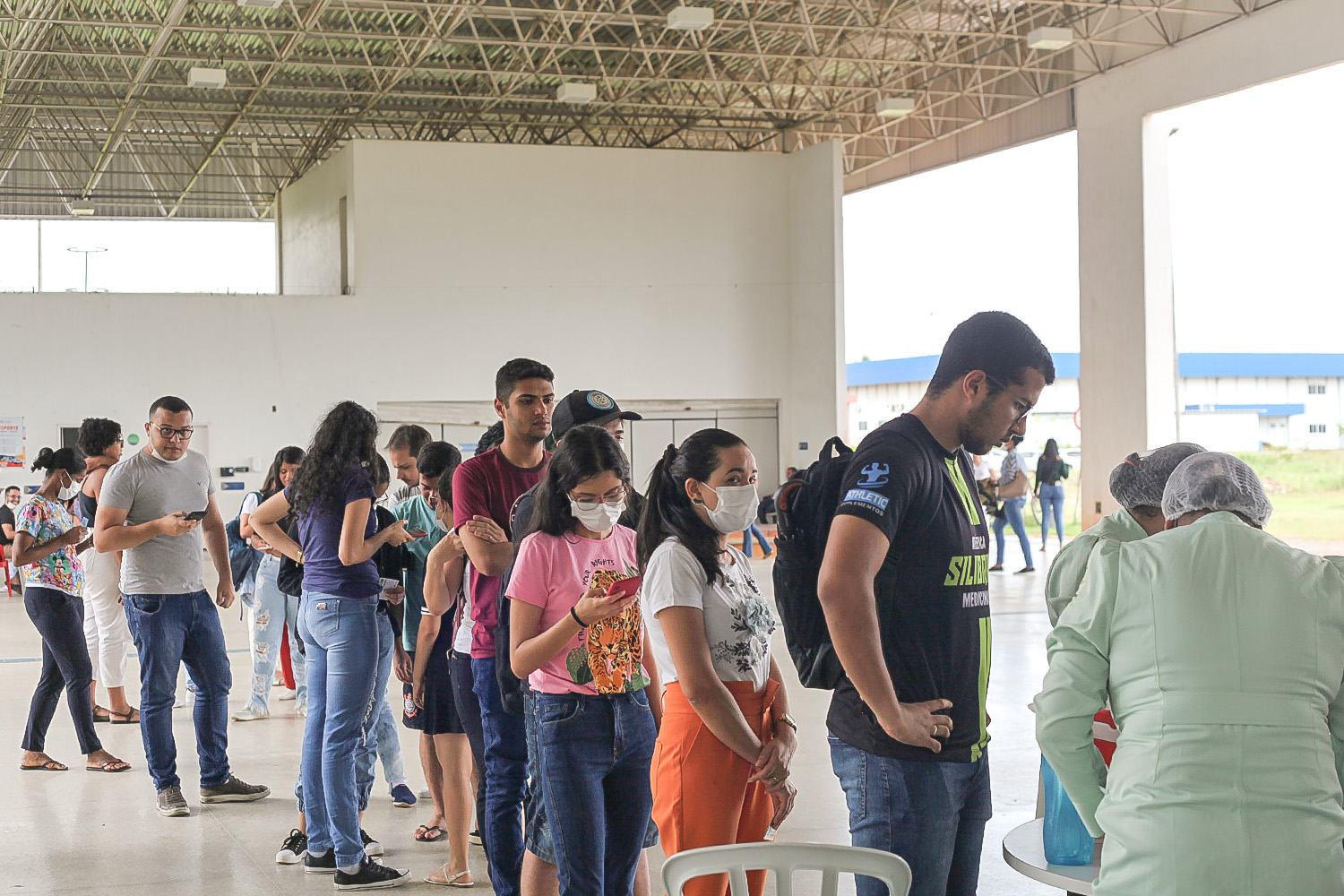 Campanha abrangeu comunidades acadêmica e externa. Imagens: Ana Laura Farias/ Campus Lagarto 