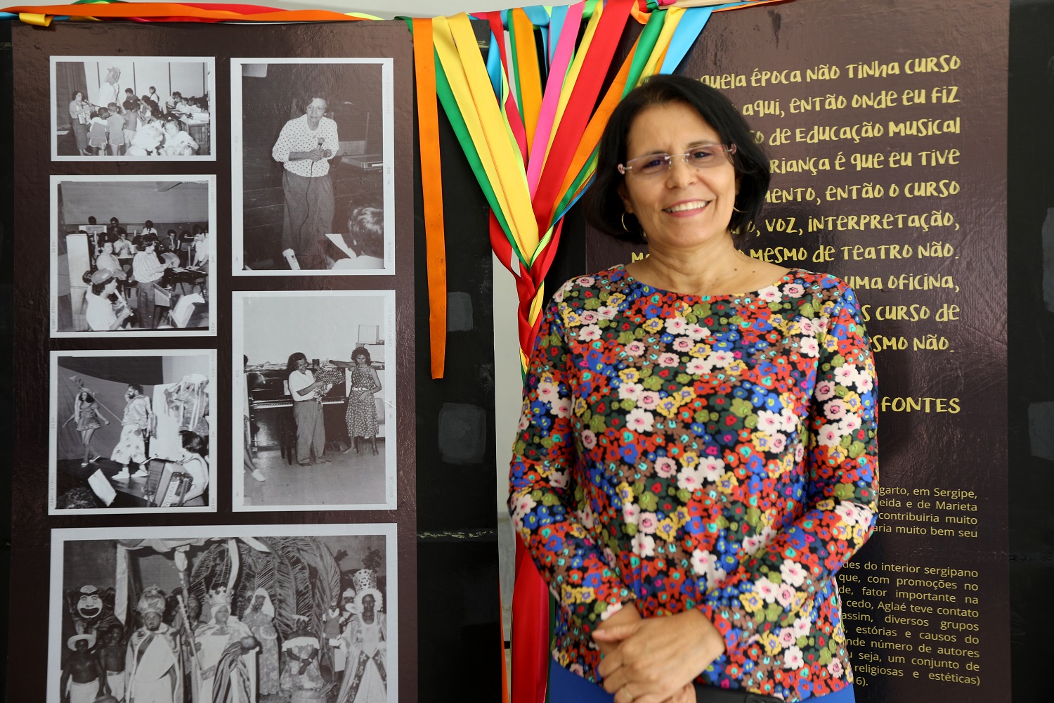 A pesquisadora Rísia Rodrigues foi convidada para falar sobre a homenageada