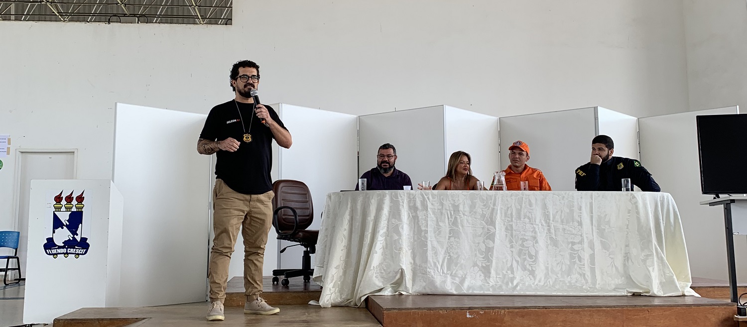 Hugo Deleón é papiloscopista no IML. (Foto: Divulgação)