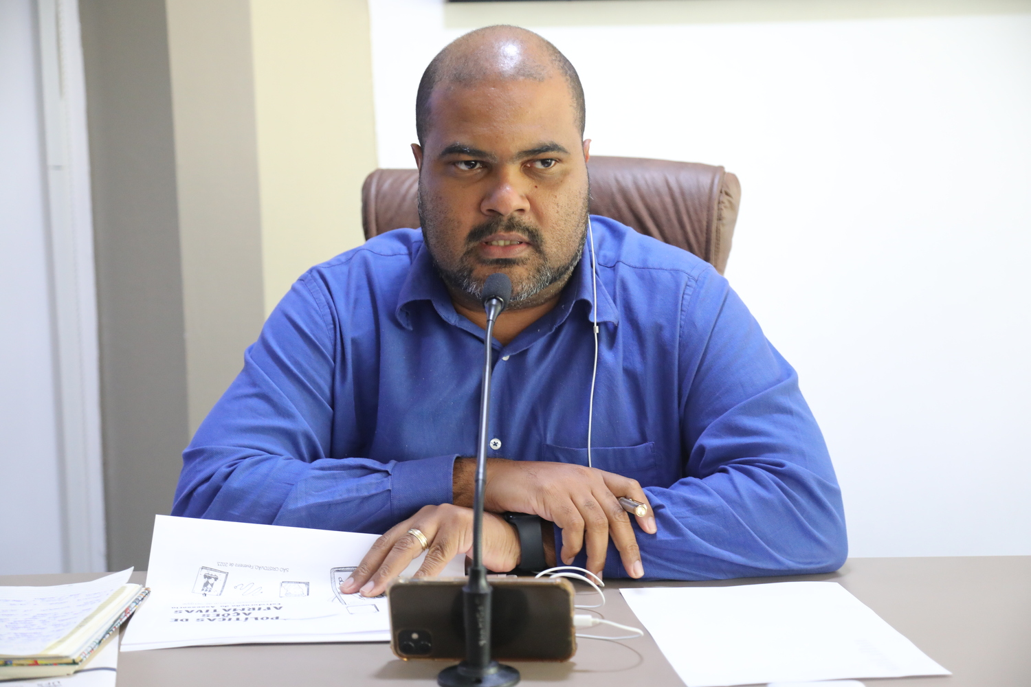 “O objetivo é que tenhamos um instrumento de monitoramento mais eficiente das ações de todos os setores” afirma o reitor Valter Santana (Imagens: Adilson Andrade/Ascom UFS)