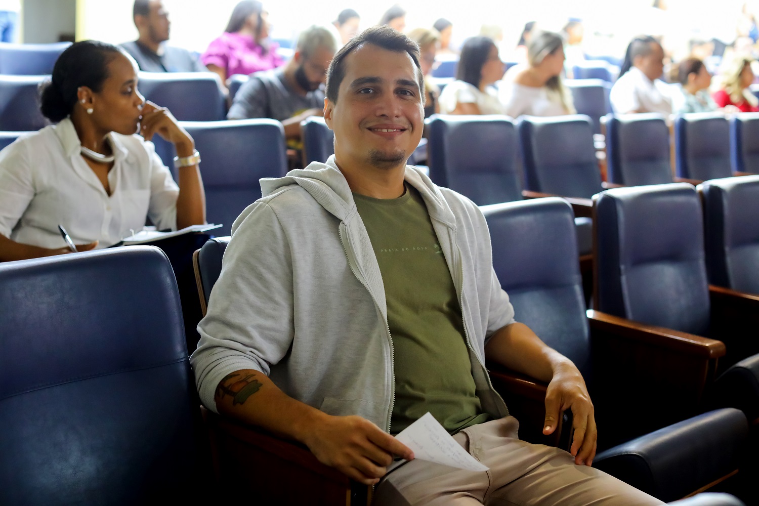 Servidor Jonathan Vilanova, do Setor de Movimentação de Processos (Semop)