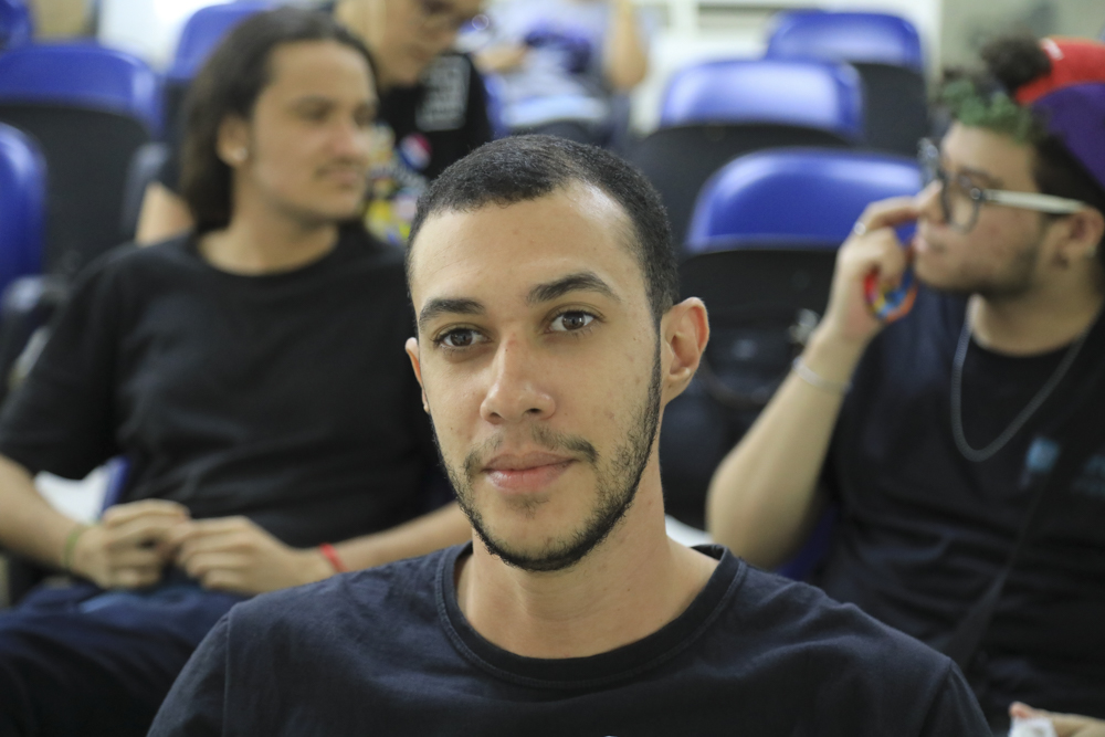 Daniel Lima Menezes frequenta o Ambulatório desde antes da pandemia. (Fotos: Adilson Andrade / Ascom UFS)