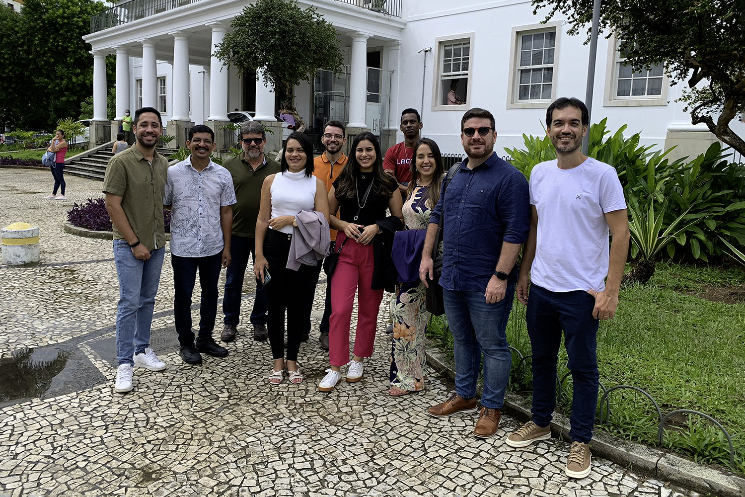 Equipe da Decav visitando a Assessoria de Comunicação da UFBA (Fotos: Arquivo pessoal)