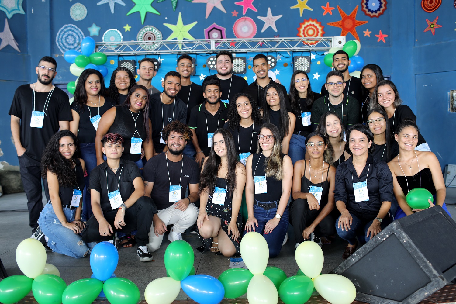 Turma de Empreendedorismo e Gestão de Pequenos Negócios, que organizarou o “Sergipane-se, môfio” (Fotos: Schirlene Reis/Ascom UFS)
