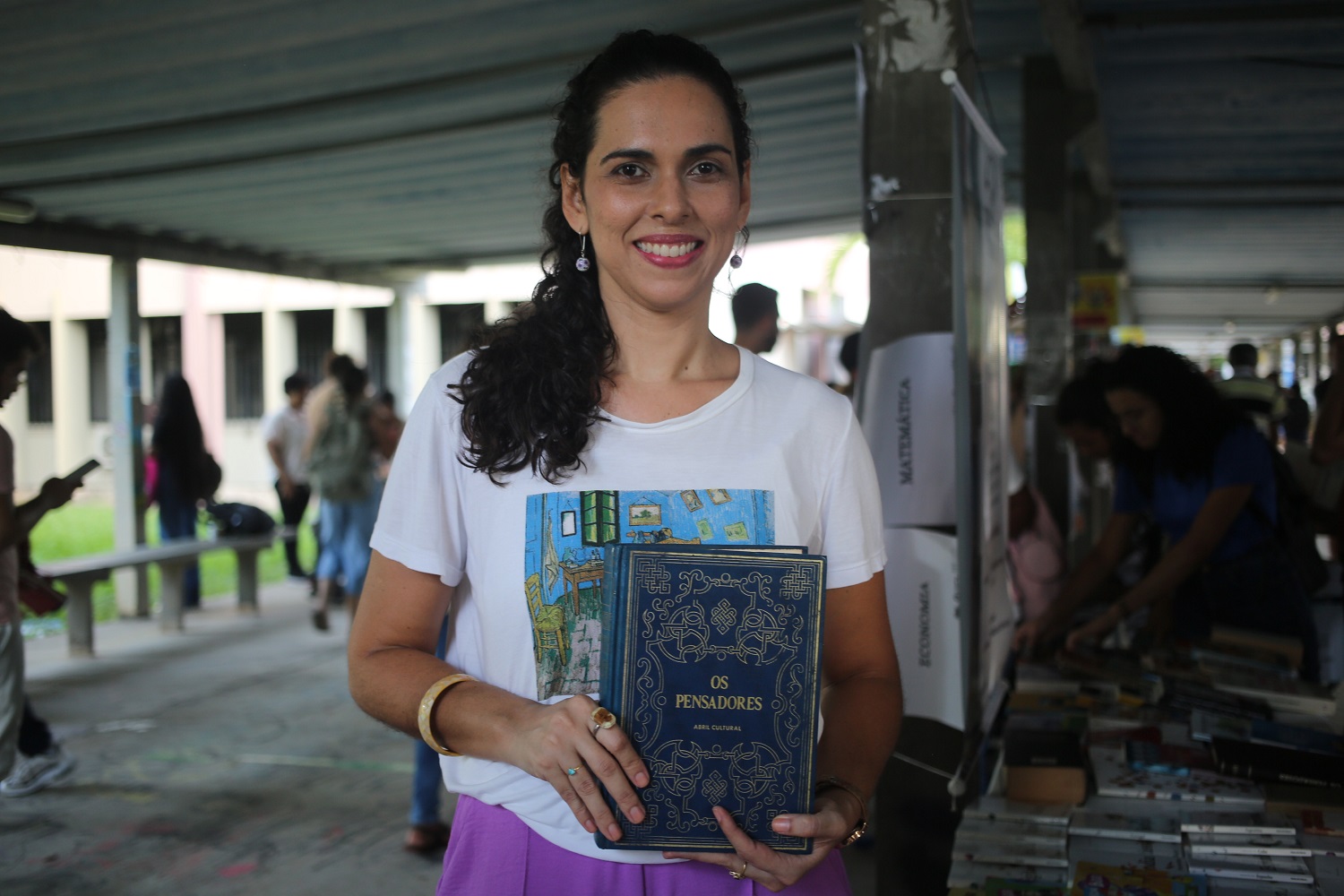 Roselusia Teresa de Morais é docente do Departamento de Educação (DED/UFS) e coordenou as atividades desenvolvidas no evento