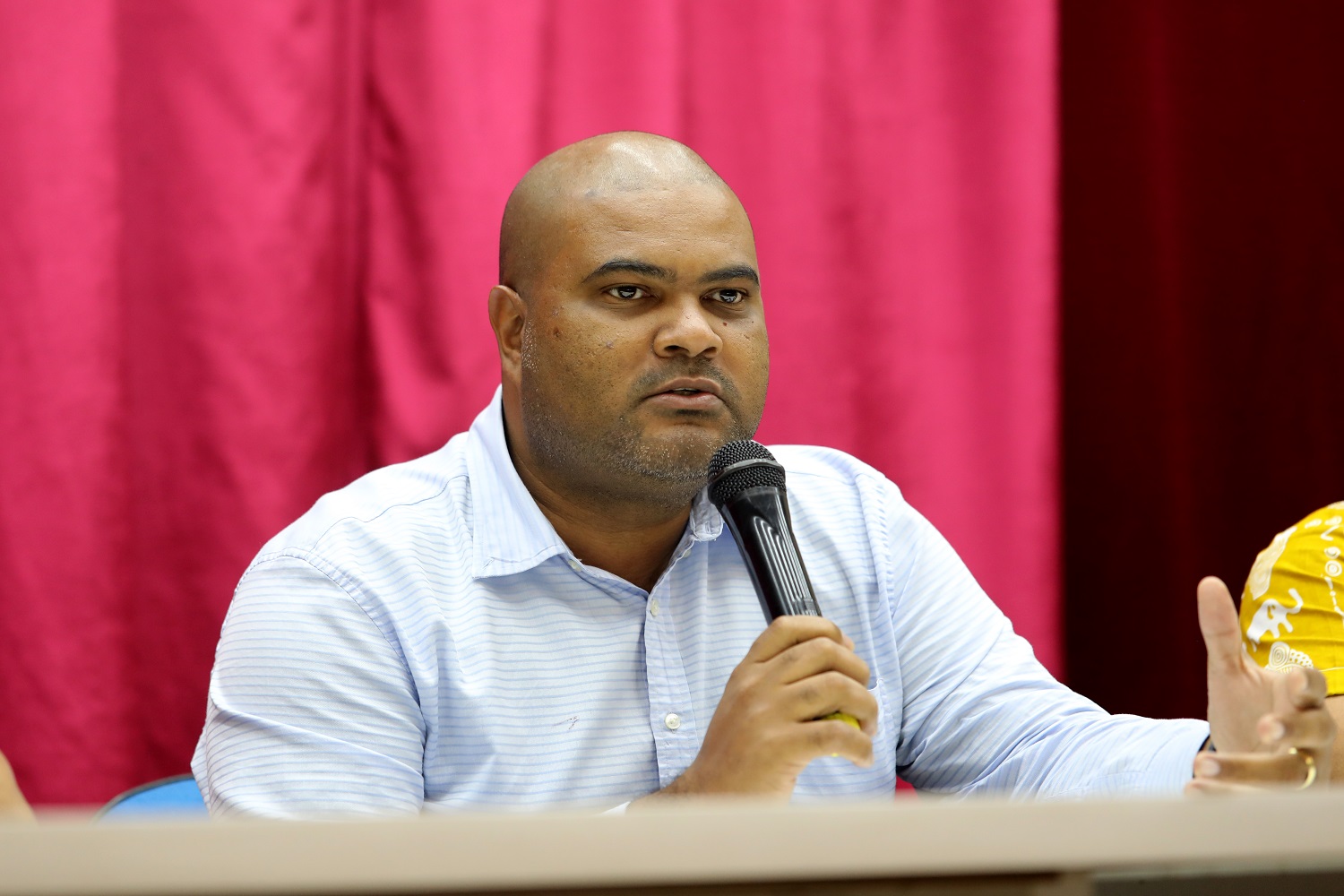 O reitor da UFS, Valter Santana, esteve presente no evento