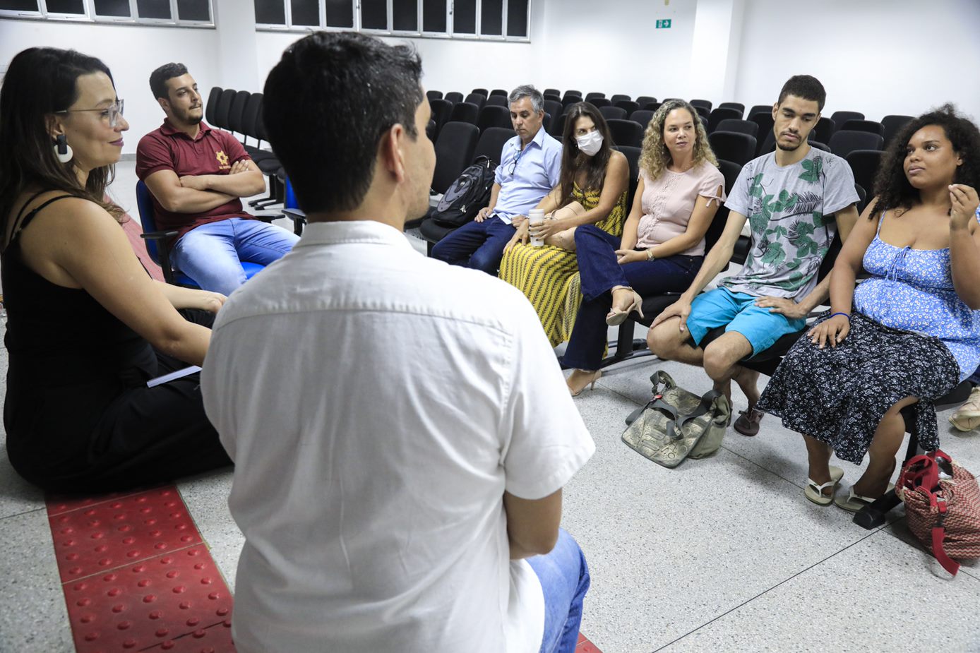 "Dia do Bem" é uma das iniciativas do CCA para proporcionar bem-estar e saúde mental aos seus estudantes, técnicos e professores (Fotos: Adilson Andrade/Ascom UFS)
