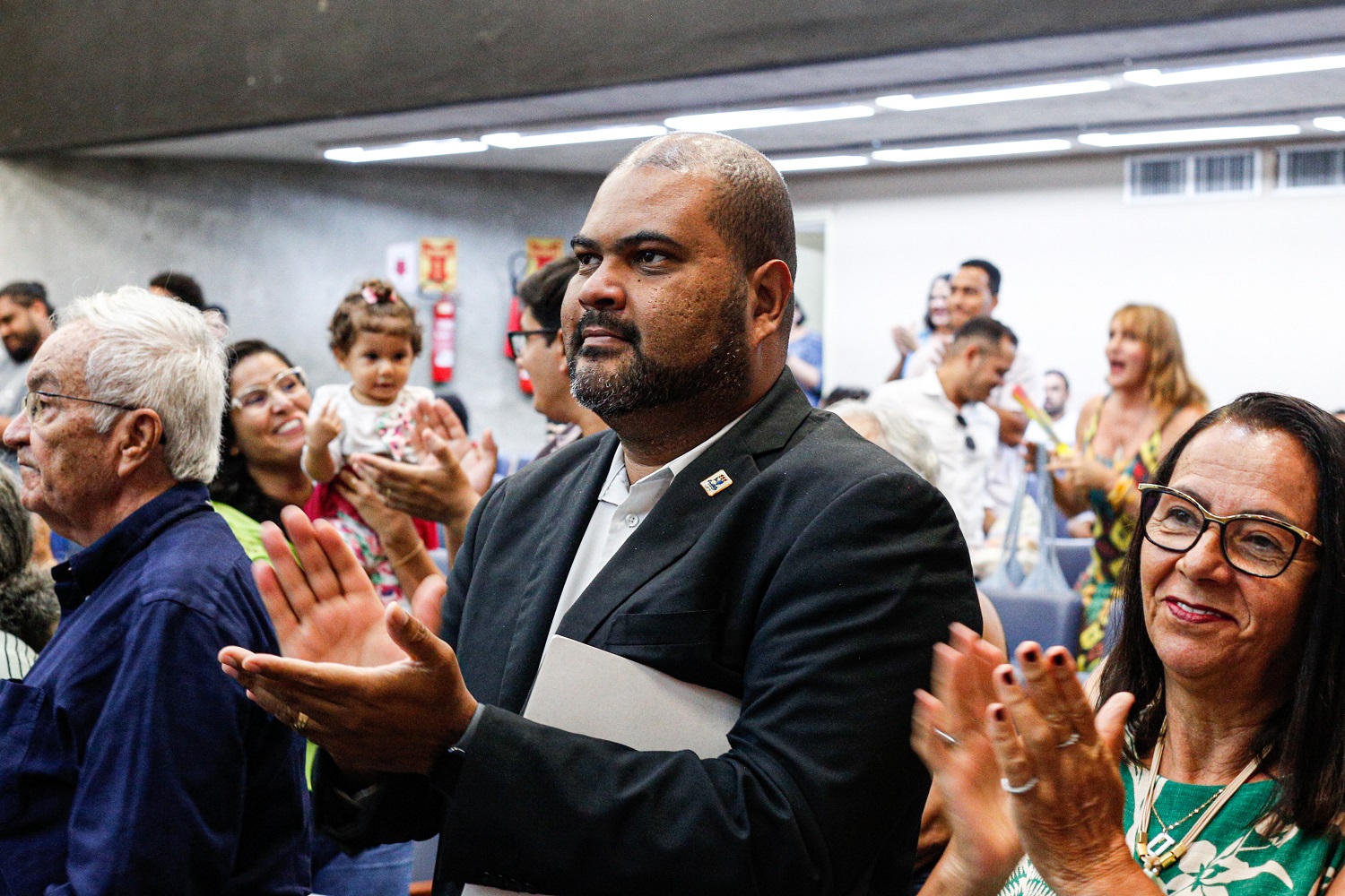 Valter Santana: ”É uma alegria comemorar os 45 anos do Centro que também celebra os 55 anos da nossa universidade”, enfatizou. (Foto: Pedro Ramos/ Ascom UFS)