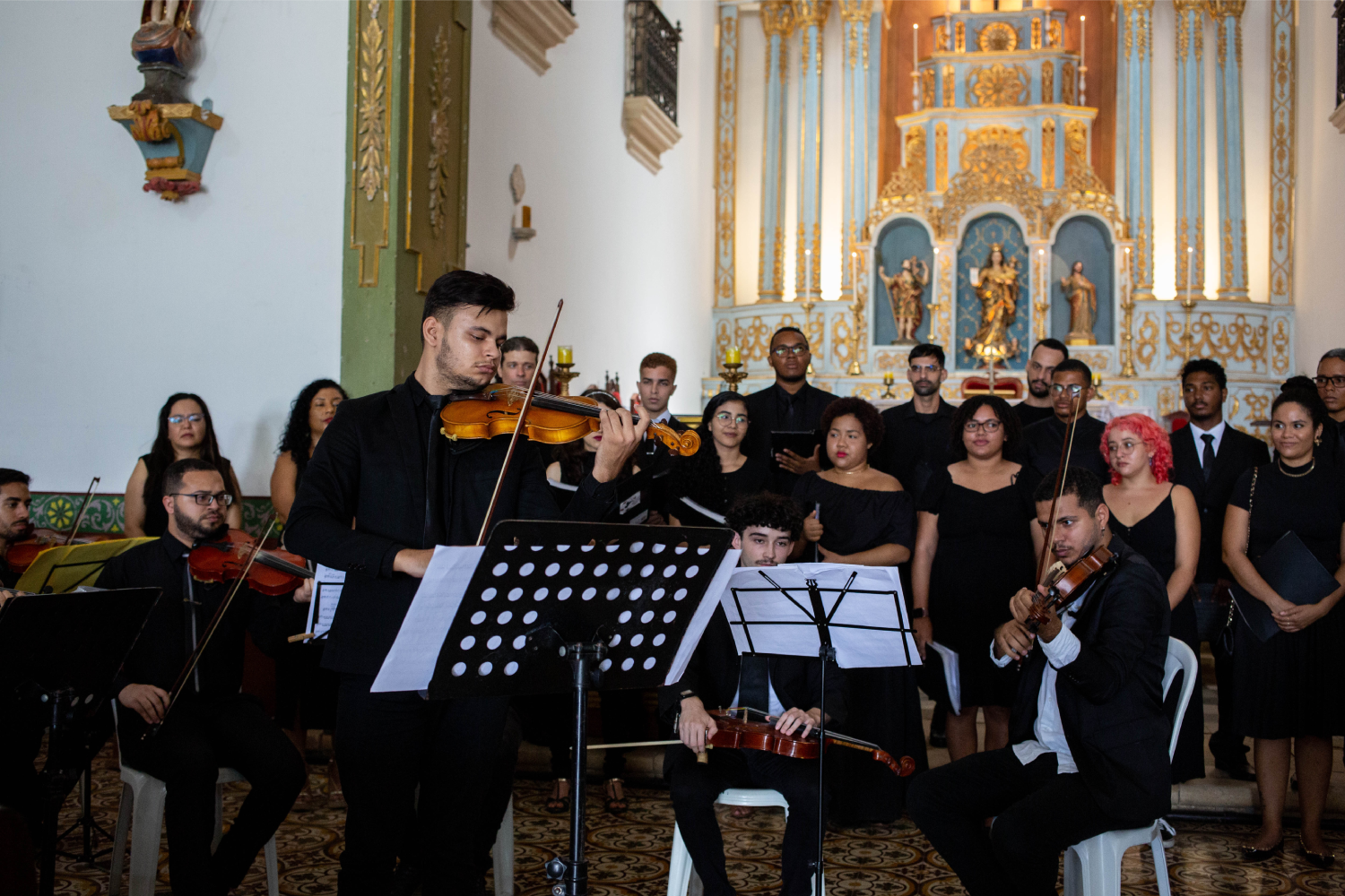 Evento teve parceria do Departamento de Música da UFS. (Foto: Elisa Lemos/Ascom UFS)