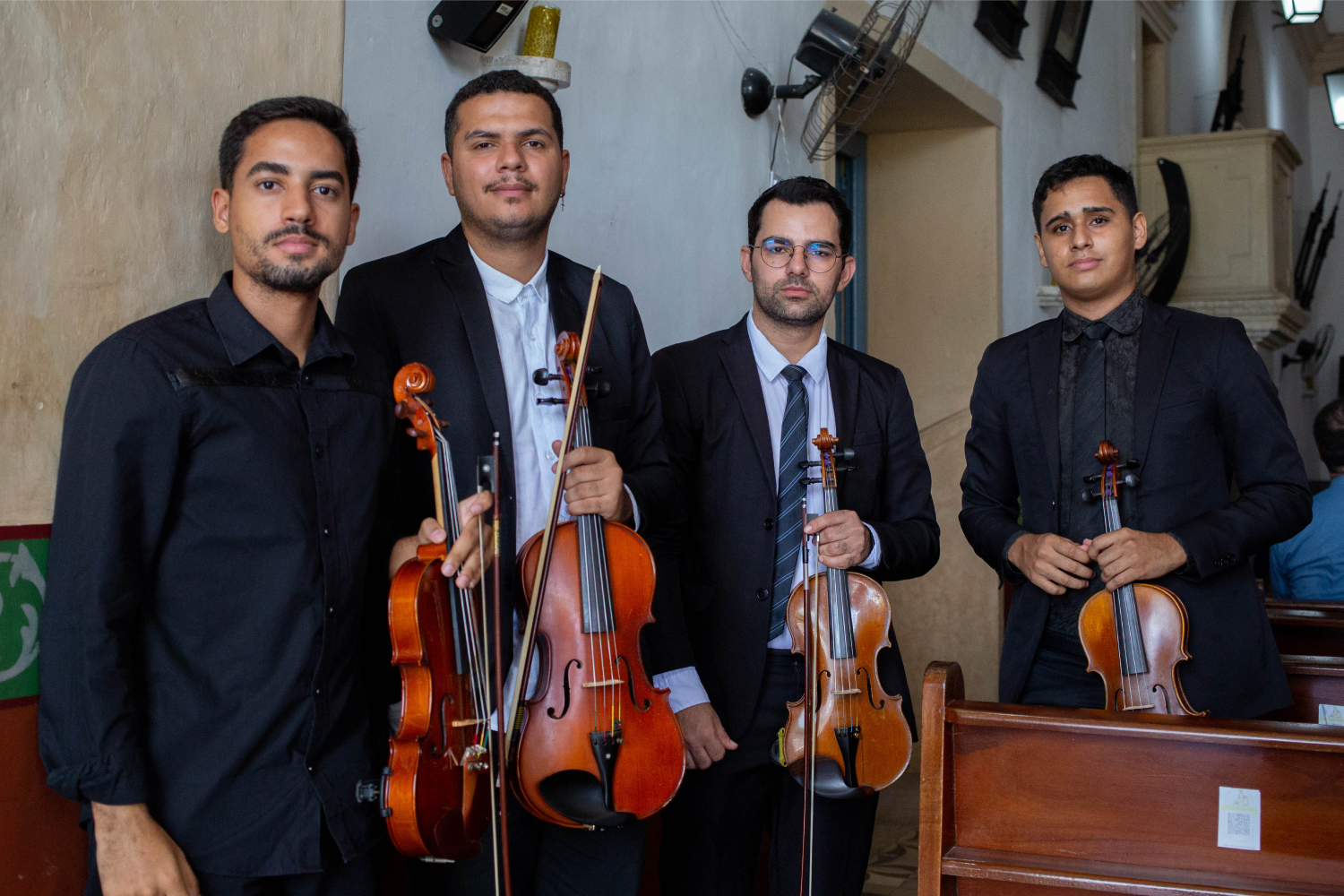 Músicos celebraram os 200 anos de nascimento de José Annunciação Pereira Leite. (Foto: Elisa Lemos/Ascom UFS)
