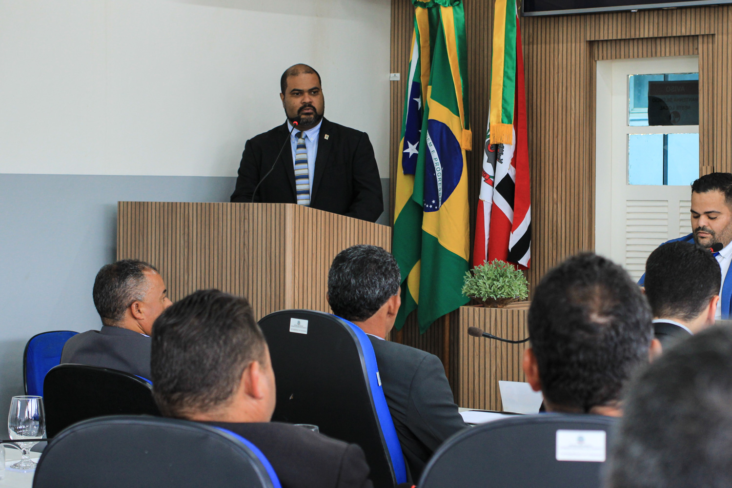 Primeira celebração dos 55 anos da UFS em Lagarto foi na Câmara de Vereadores. (foto: Elisa Lemos/Ascom UFS)