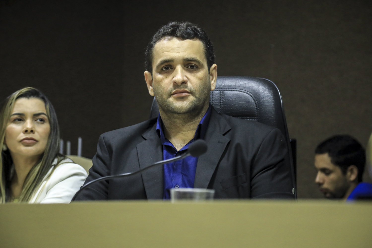 Presidente da Câmara Municipal de Nossa Senhora da Glória, vereador Flávio Vieira dos Santos. (Foto: Adilson Andrade/Ascom UFS)