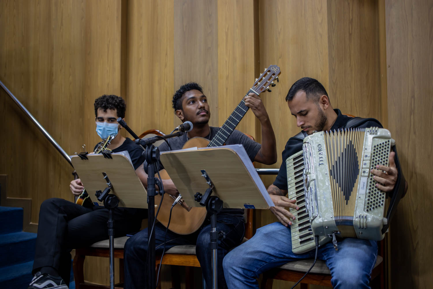 Evento contou com apresentação de grupo do Departamento de Música. (foto: Elisa Lemos/Ascom UFS)