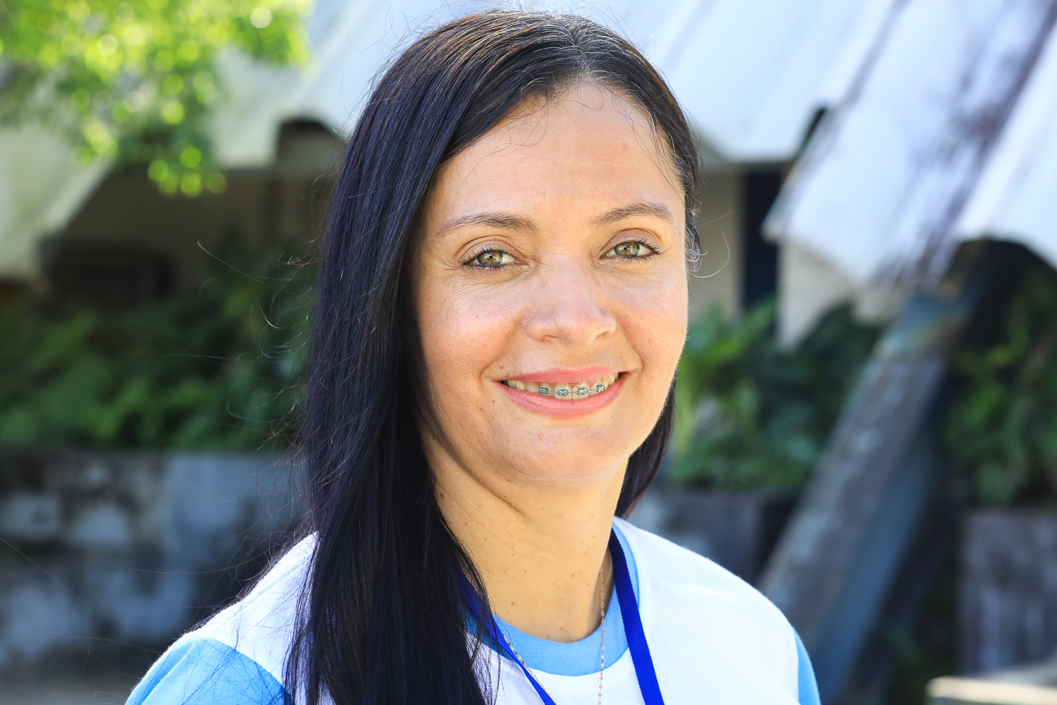 Gicelma Ribeiro de Santana, funcionária da Divisão Pedagógica e de Extensão (Dipexi): “Essa é a segunda vez que fazemos dessa forma e é um sucesso." (Foto: Adilson Andrade/AscomUFS)
