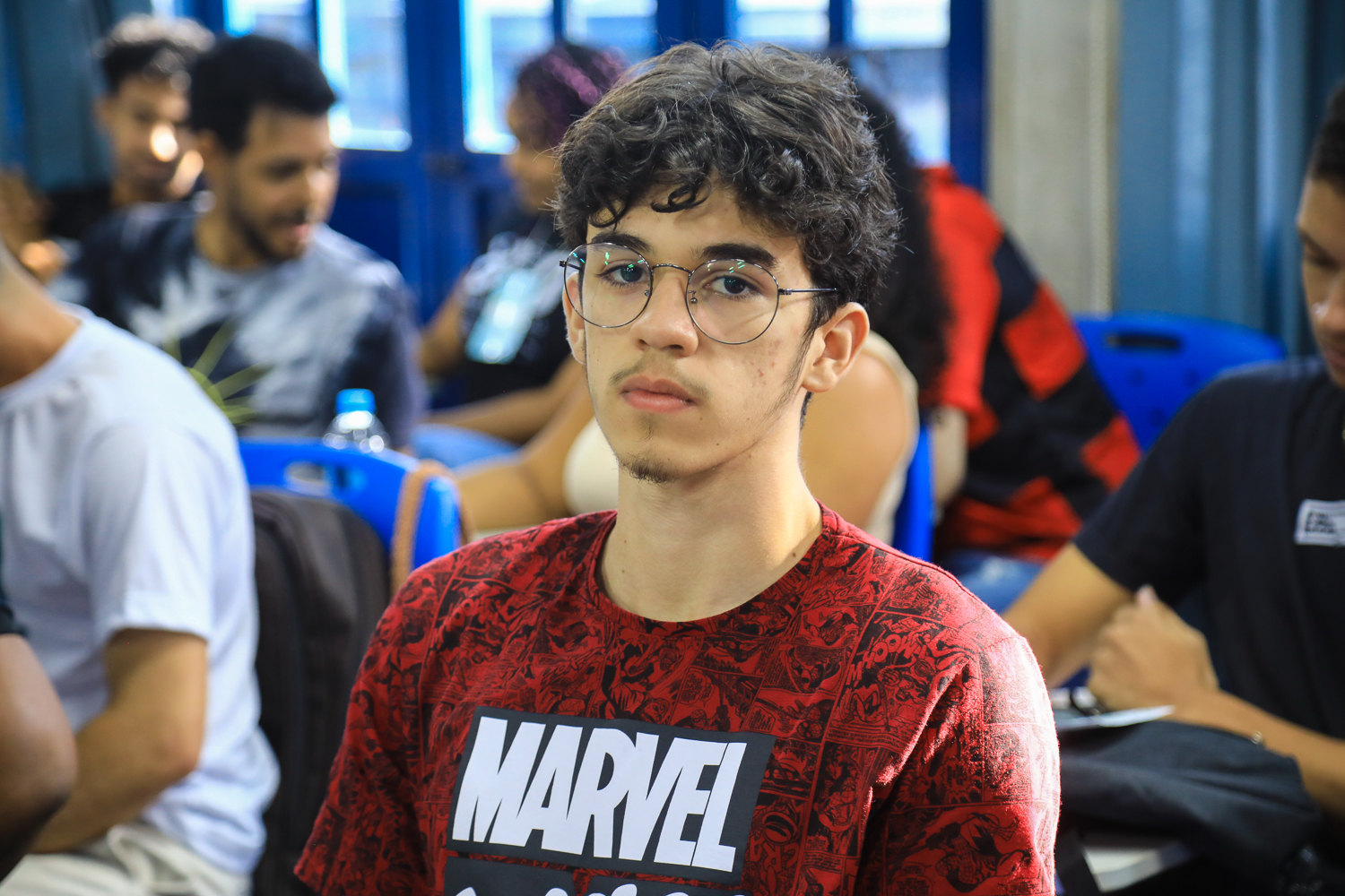 Caique de Jesus Portela, aluno da Licenciatura em Biologia, apreciou a acolhida (Foto: Adilson Andrade/AscomUFS)
