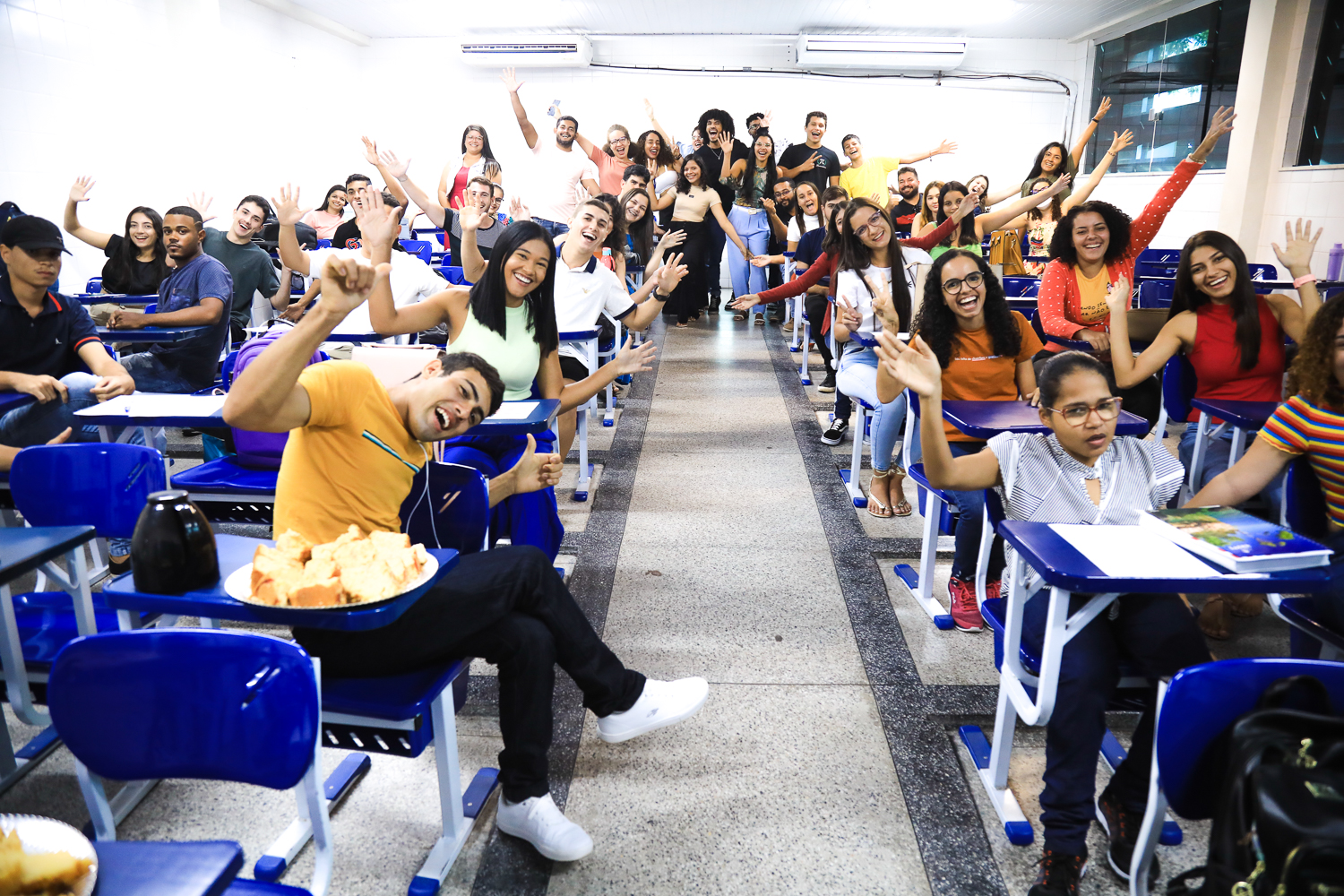 Calouros da Licenciatura em Matemática (Foto: Adilson Andrade/AscomUFS)