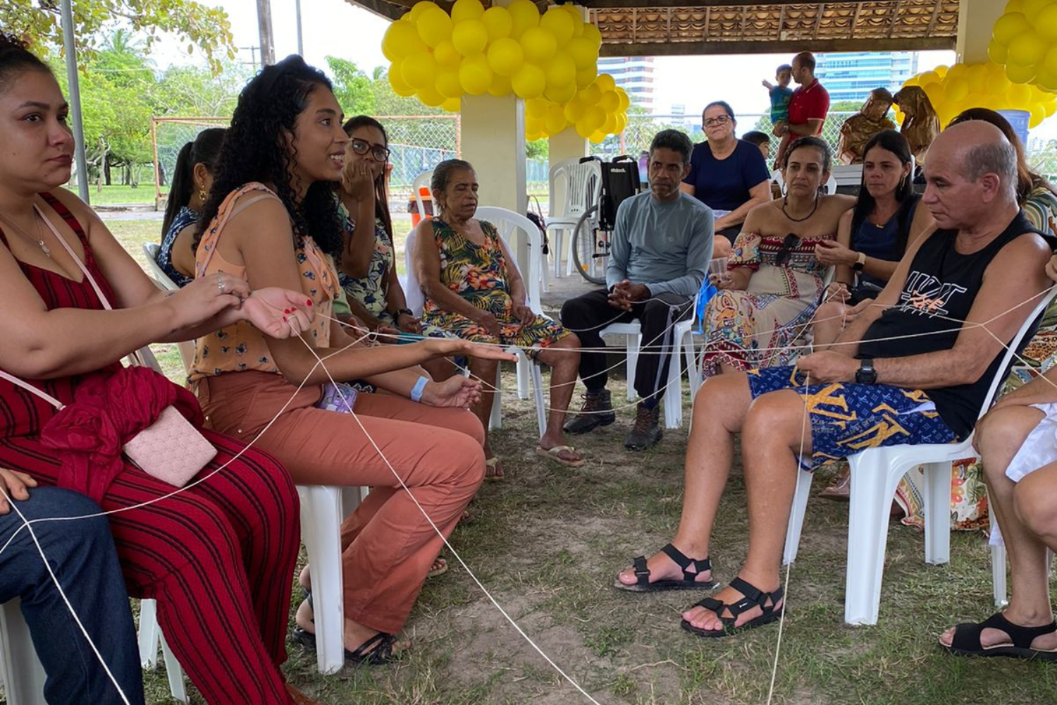 Evento contou com atividades de promoção ao bem-estar e à saúde, através de um piquenique com roda de música e palestras. (Foto: arquivo pessoal)