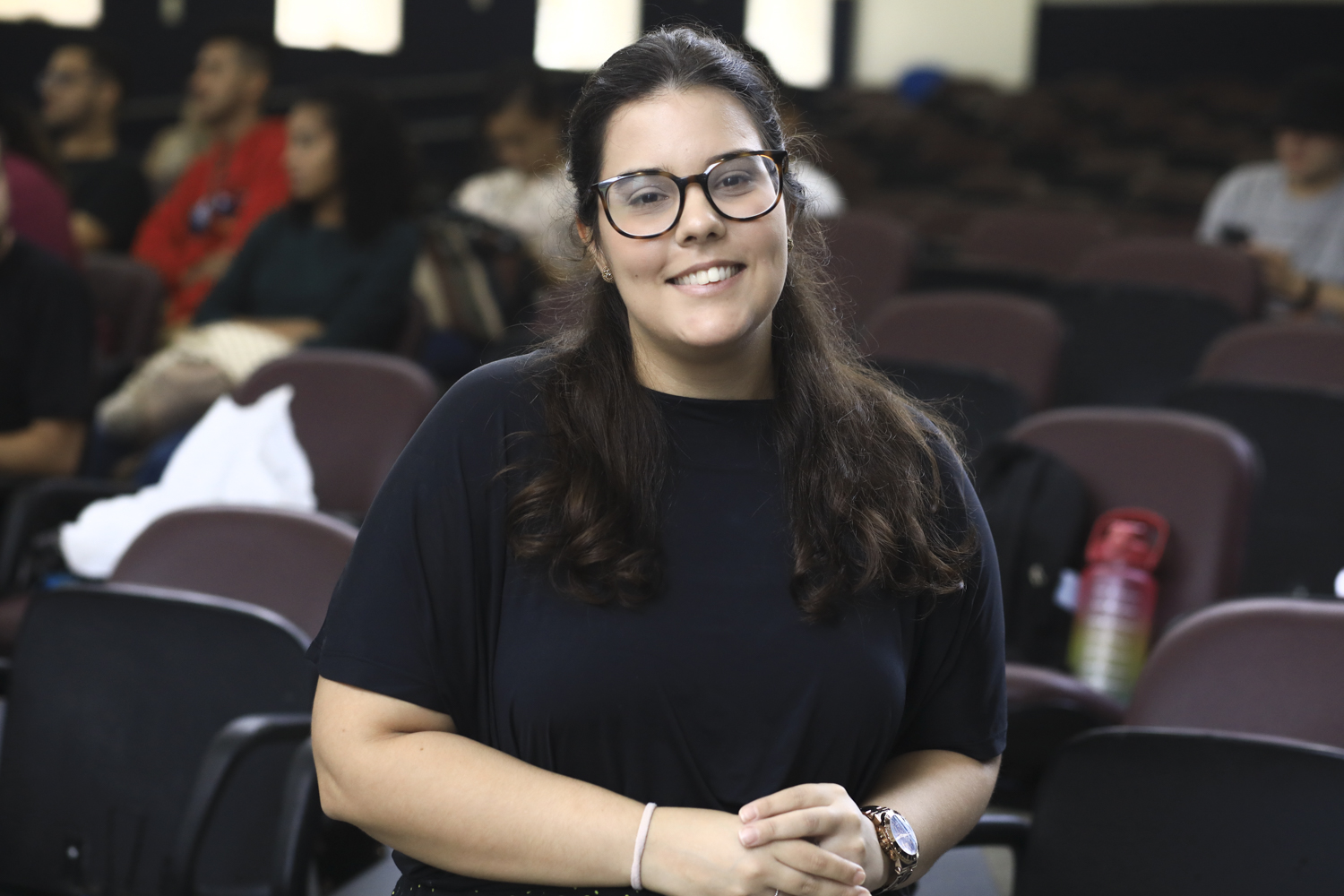 "A expectativa ficou grande depois dessa apresentação", disse a caloura Gabriella Acioli (Foto: Adilson Andrade/AscomUFS)