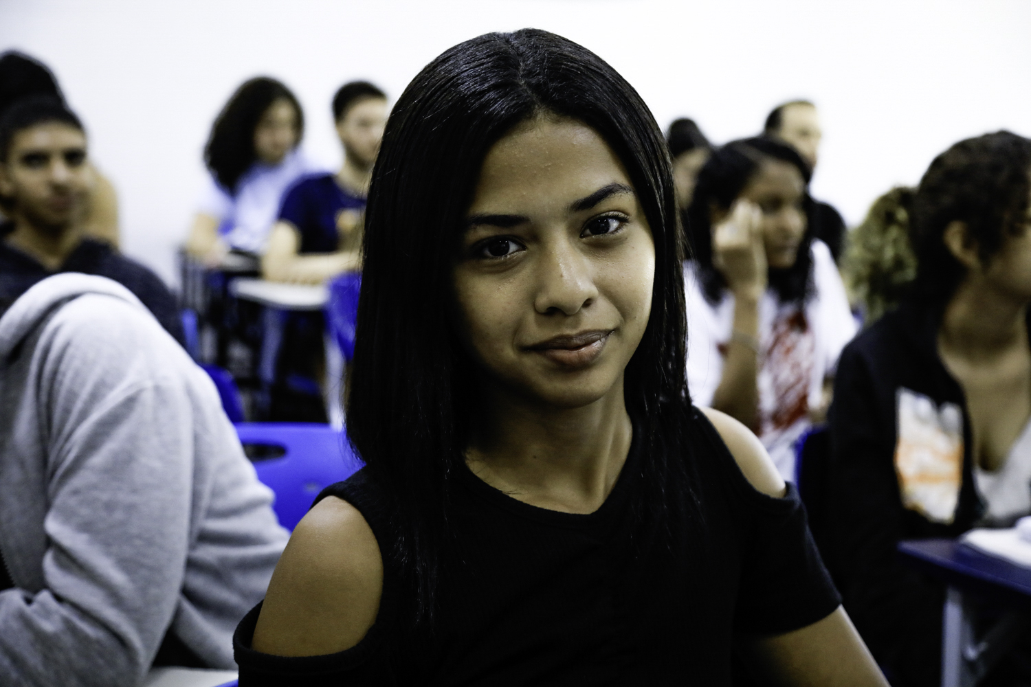 "A ansiedade de calouro vai passando", disse a aluna Camila Souza Alves (Foto: Adilson Andrade/AscomUFS)