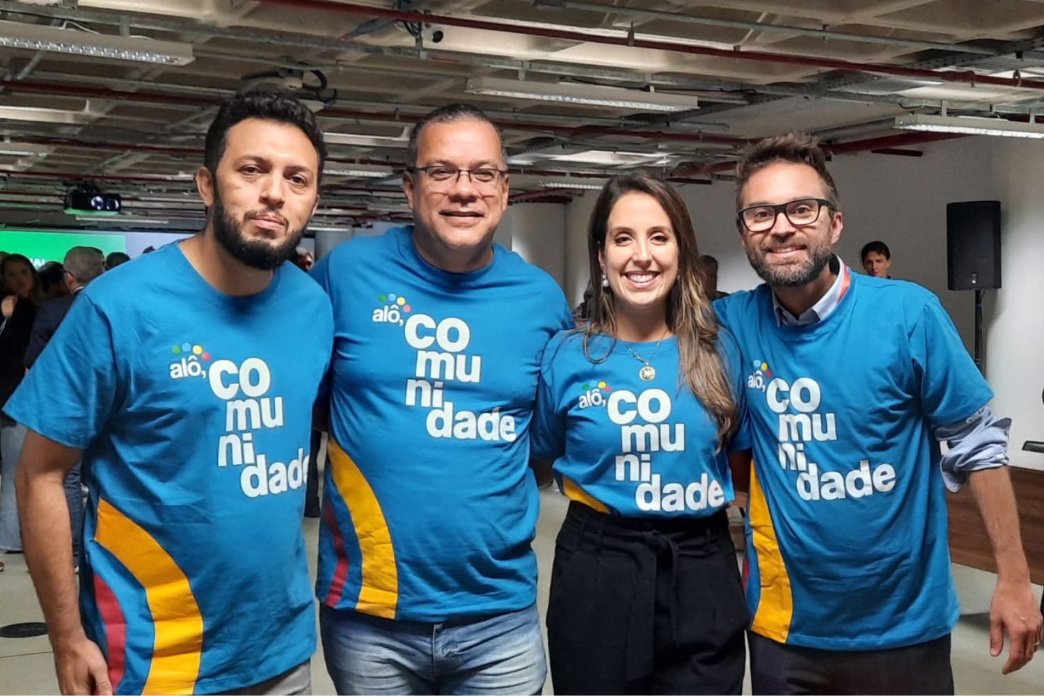 Equipe gestora do programa durante evento de divulgação no Canal Futura. (foto: Arquivo pessoal)