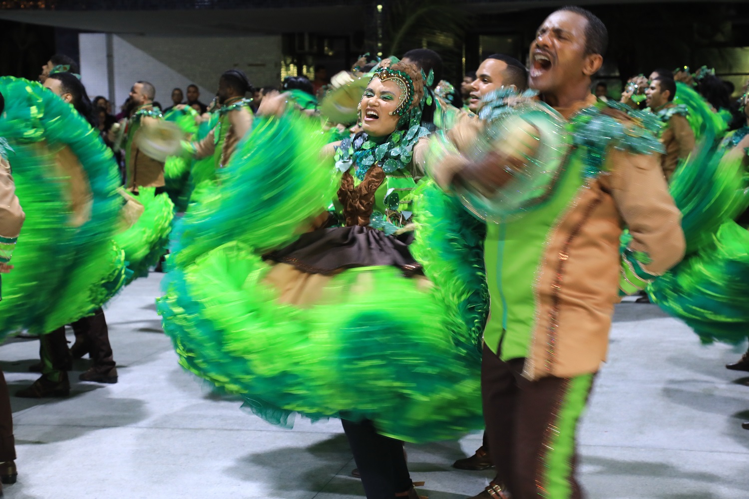 Apresentação da quadrilha Pioneiros da Roça. (Foto: Adilson Andrade/Ascom UFS)
