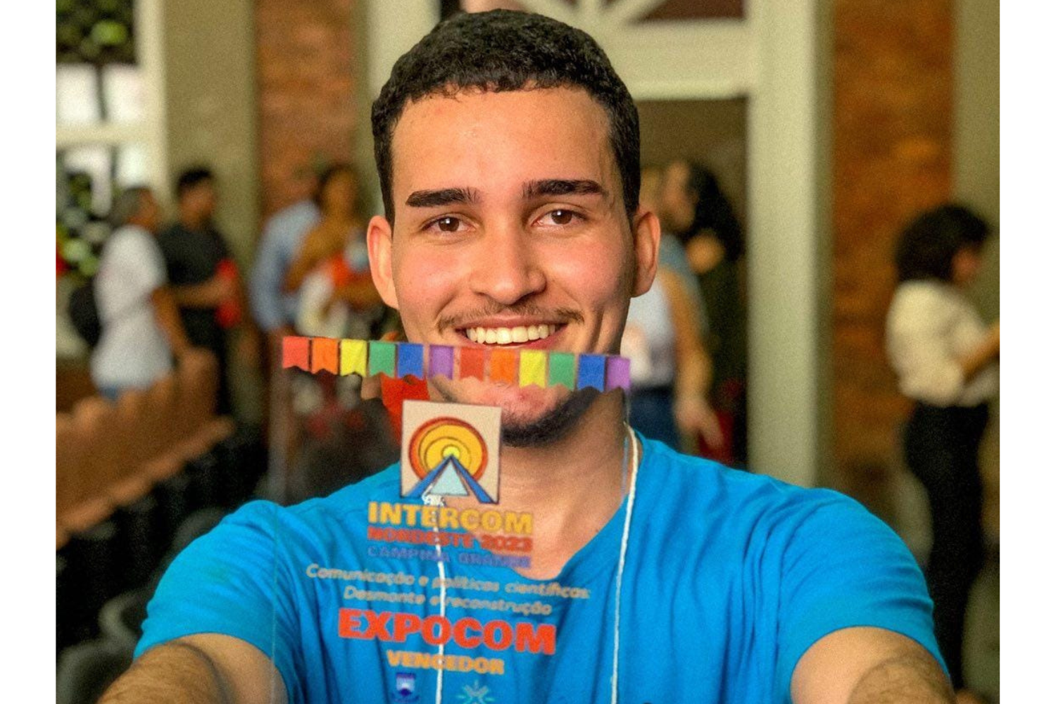 Irion Martins também e discente de Jornalismo. (foto: Arquivo pessoal)