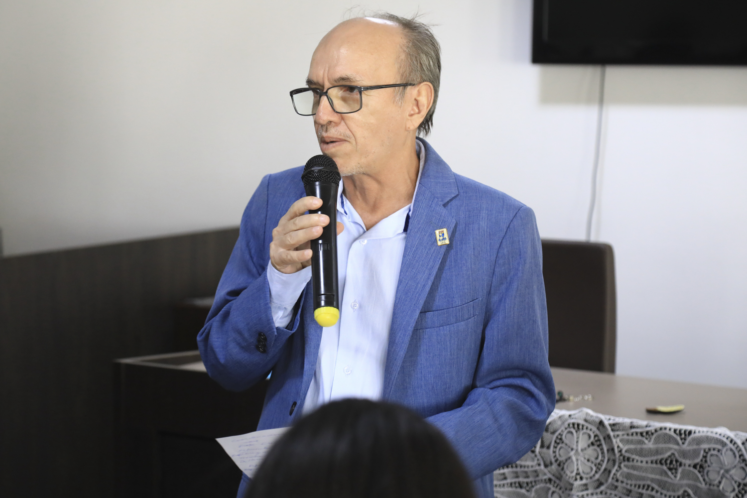 Rosalvo Ferreira, reitor em exercício.