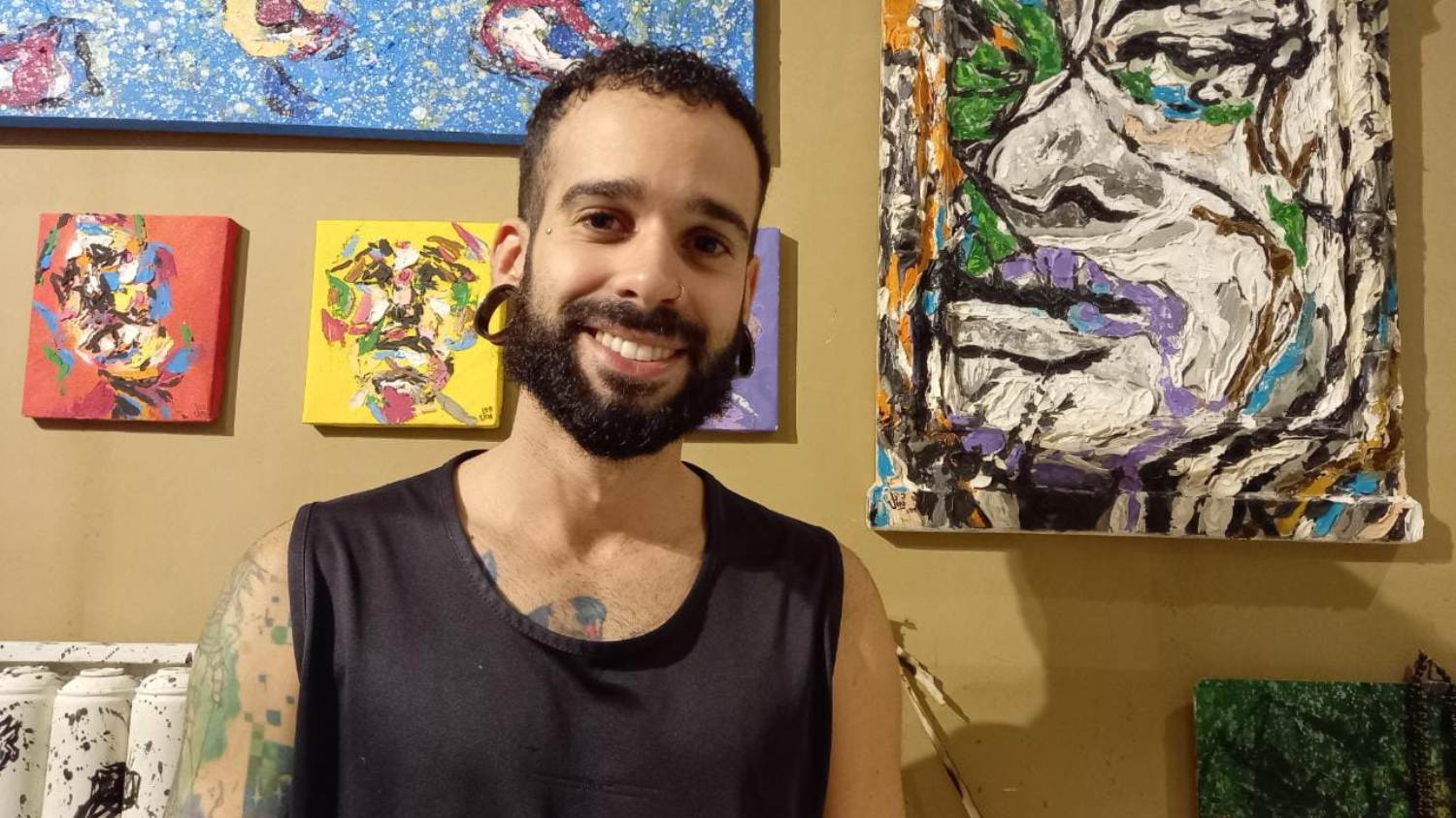 Vinícius Tavares é formado em Artes Visuais pela UFS. Foto: Arquivo pessoal