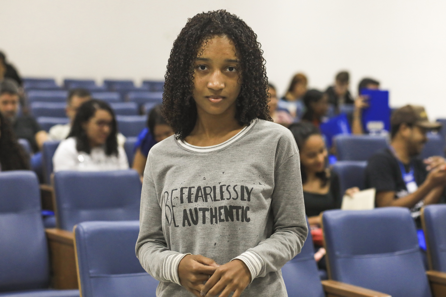 Camilly Silveira é estudante de Turismo da UFS. (foto: Adilson Andrade/Ascom UFS)