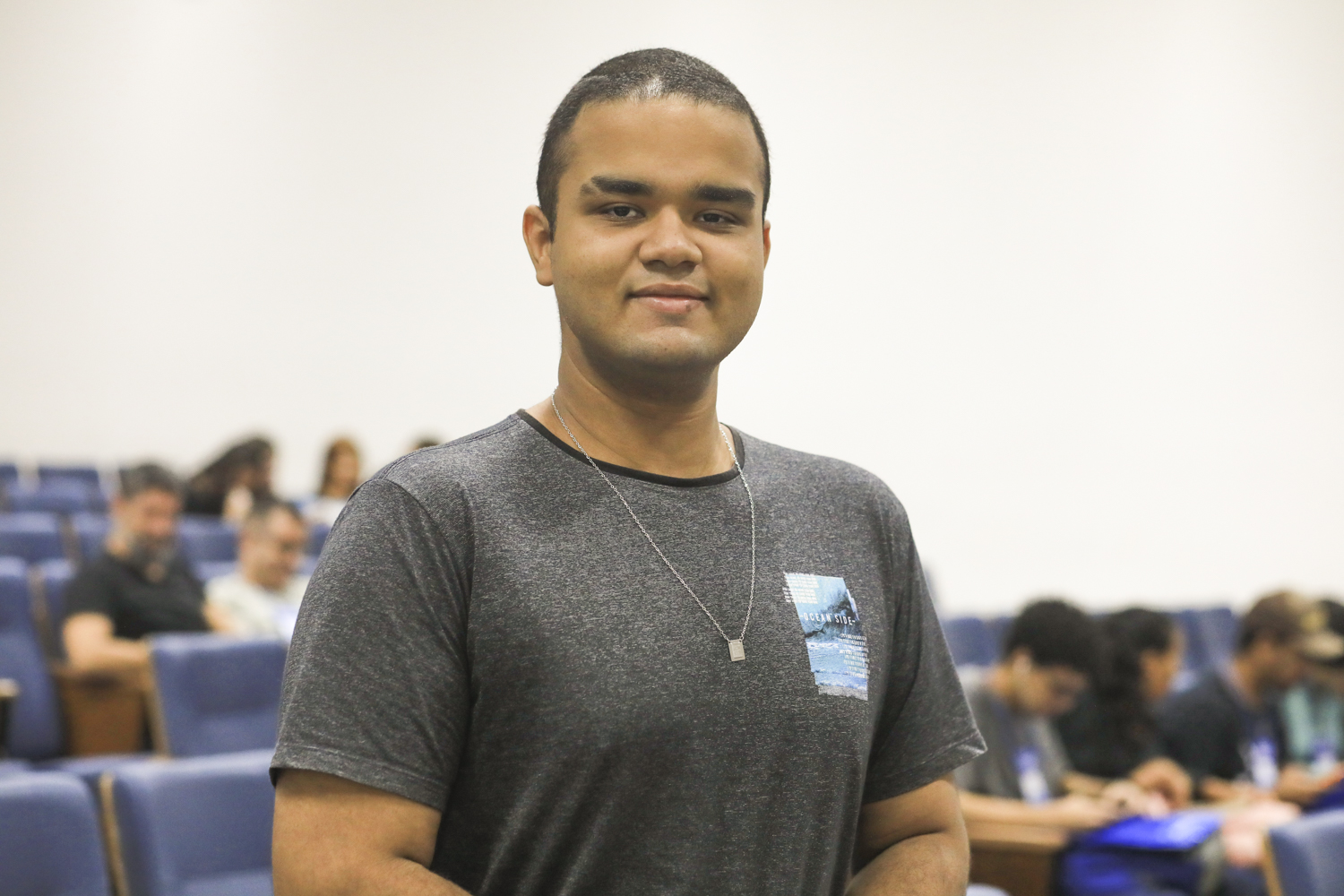 Gabriel dos Santos também cursa Turismo na UFS. (foto: Adilson Andrade/Ascom UFS)