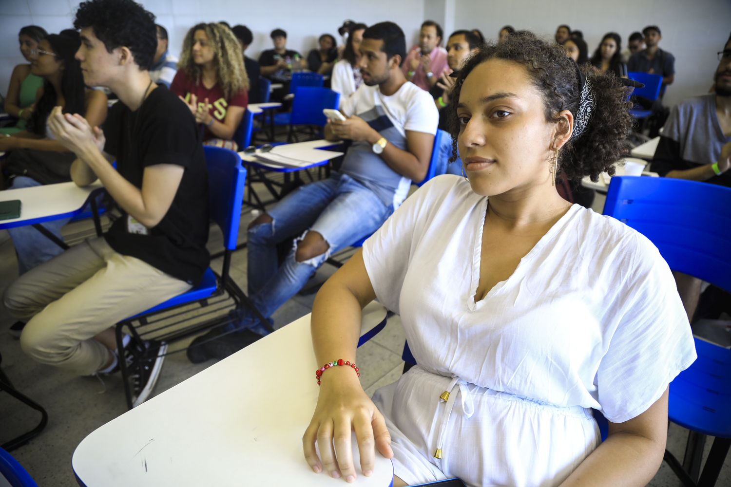 Alunos puderam conhecer técnicas e extensão florestal que vão encontrar quando estiverem no mercado de trabalho. (foto: Adilson Andrade/Ascom UFS)