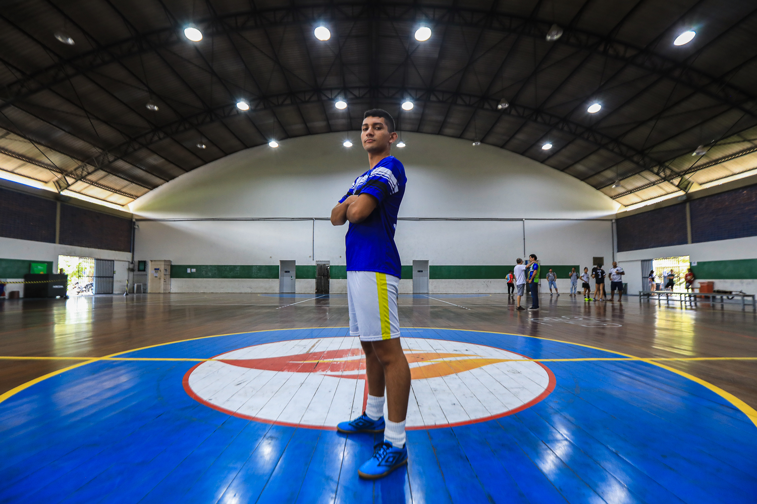 “A expectativa é ser campeão”, afirmou o estudante de bacharelado em Educação Física Jonata Fontes.