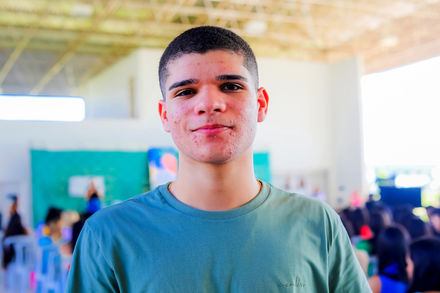   Enzo falou sobre as expectativas para o início de curso. (foto: Schirlene Reis/Ascom UFS)