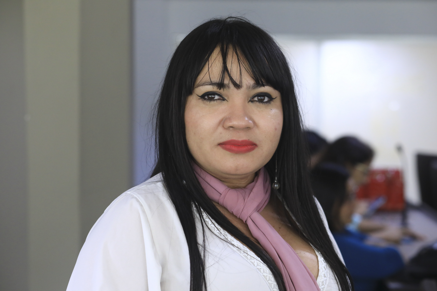 Juciele Ribeiro, doutoranda, afirma que o evento foi um agregador em sua carreira científica. (foto: Adilson Andrade/Ascom UFS)