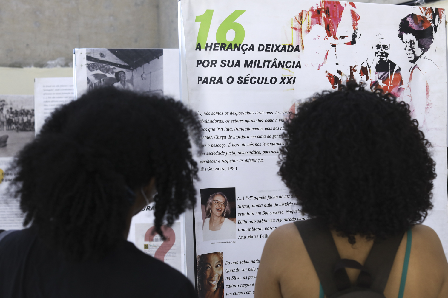 Lélia foi percussora do movimento feminista negro no país. (Foto: Adilson Andrade/Ascom UFS)