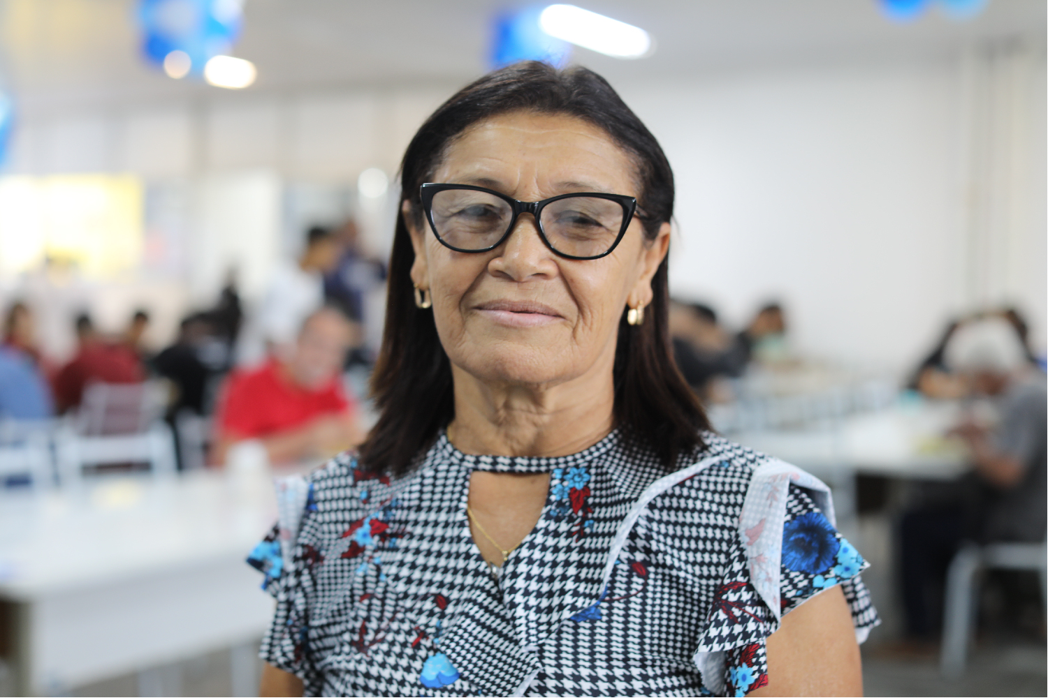 Maria Ferreira iniciou suas atividades no Restaurante Universitário da UFS há 41 anos como auxiliar de cozinha