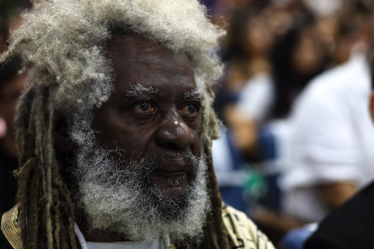Severo D'Acelino, também doutor Honoris Causa pela UFS, prestigiou o evento. (Foto: Adilson Andrade/AscomUFS)
